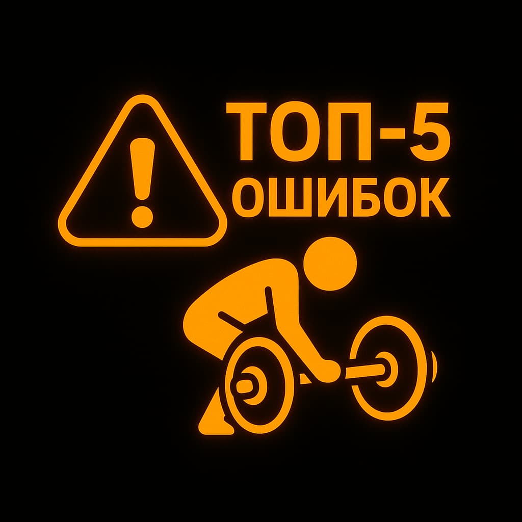 Топ-5 ошибок новичков в зале